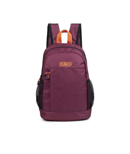 Mochila Munich Gym Sports Backpack Slim Small Burdeos