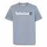 Camiseta Timberland Kennebec River Linear Logo Short Sleeve Gris Hombre