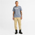 Camiseta Timberland Kennebec River Linear Logo Short Sleeve Gris Hombre