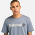 Camiseta Timberland Kennebec River Linear Logo Short Sleeve Gris Hombre