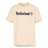 Camiseta Timberland Kennebec River Linear Logo Short Sleeve Hombre Blanco Roto