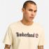Camiseta Timberland Kennebec River Linear Logo Short Sleeve Hombre Blanco Roto