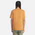 Camiseta Timberland Stack Logo Short Sleeve Wheat Boot Hombre Naranja