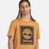 Camiseta Timberland Stack Logo Short Sleeve Wheat Boot Hombre Naranja