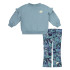 Conjunto Nike Fresh Cut Dolman Ruffle Set Niña Azul