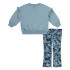 Conjunto Nike Fresh Cut Dolman Ruffle Set Niña Azul