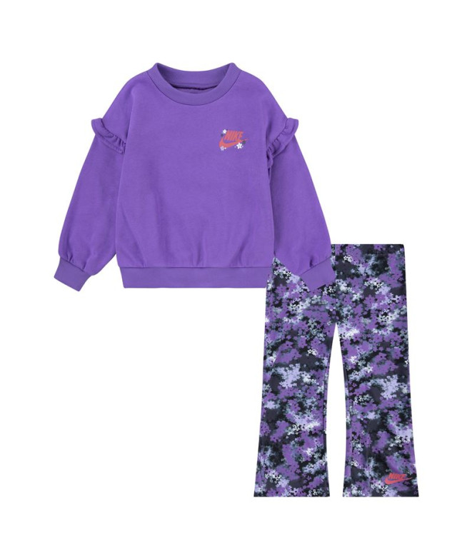 Conjunto Nike Fresh Cut Dolman Ruffle Set Niña...