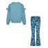Conjunto Nike Fresh Cut Dolman Ruffle Set Niña Azul