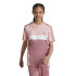 Camiseta adidas Tiberio 3 Bandas Colorblock Infantil Rosa