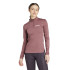 Camiseta de Montaña adidas Terrex Multi Half Zip Longsleeve Mujer Granate
