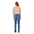 Camiseta Only silvery S/S V Lurex Gold Colour Mujer