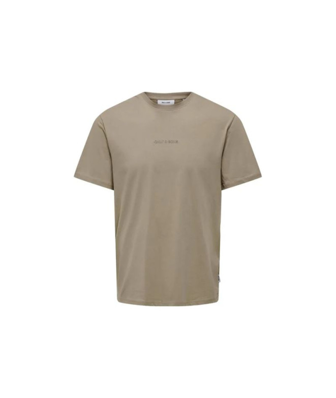 Camiseta Only & Sons Onslevi Life Reg Text...