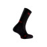 Calcetines de Lurbel Camino Five Negro/Rojo