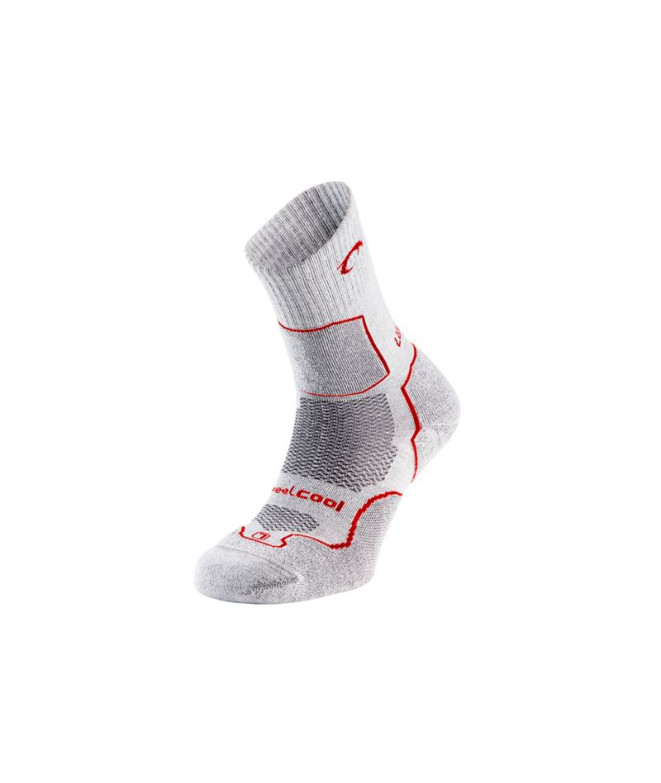 Calcetines de Montaña Lurbel Logan Five Gris/Rojo
