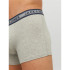 Calzoncillos Jack And Jones Jacoliver 5 Pack Hombre Dark Grey Melange