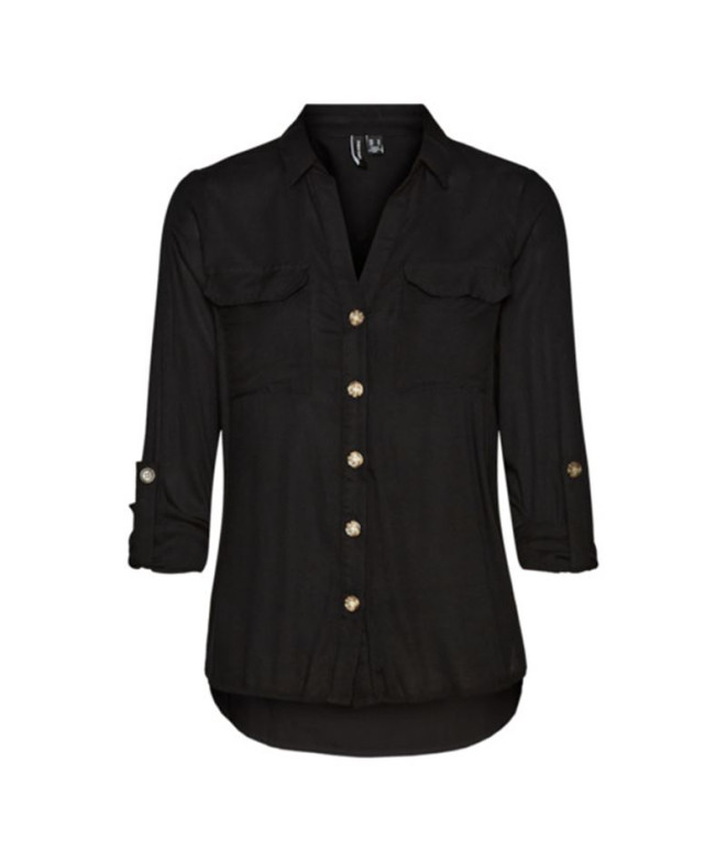 Camisas Vero Moda bumpy New Black Mujer