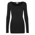 Camiseta Vero Moda maxi Myoft Long U-Neck Black Mujer