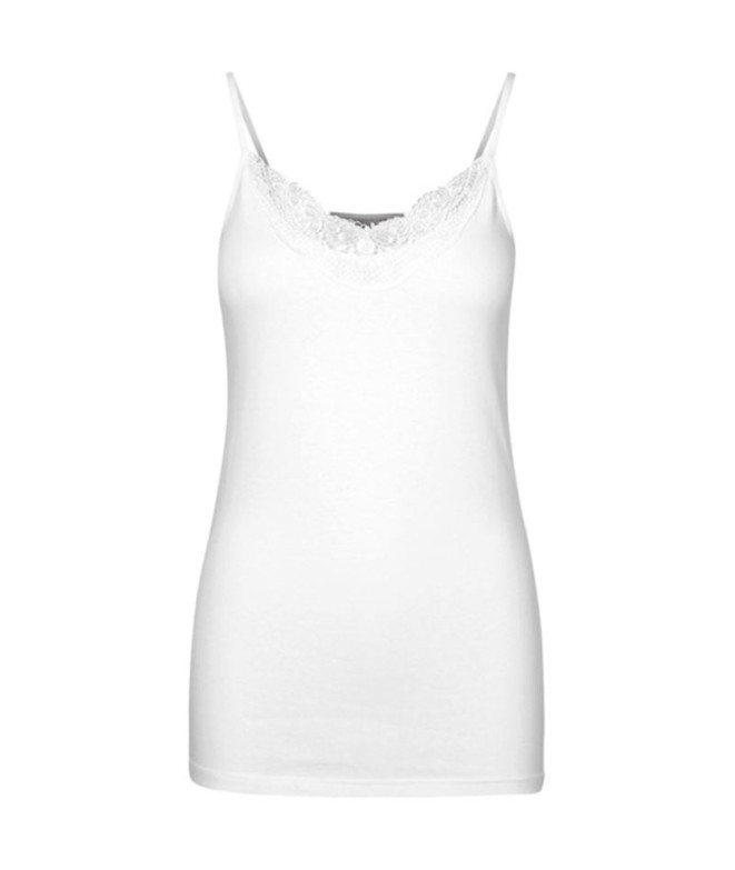 Camiseta Vero Moda inge Laceinglet Bright White...