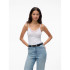 Camiseta Vero Moda inge Laceinglet Bright White Mujer