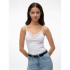 Camiseta Vero Moda inge Laceinglet Bright White Mujer