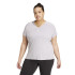 Camiseta adidas Aeroready Train Essentials Minimal Branding V-Neck Mujer Gris