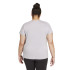 Camiseta adidas Aeroready Train Essentials Minimal Branding V-Neck Mujer Gris