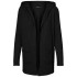 Sudadera Vero Moda doffy Open Hood Cardin Black Mujer