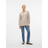 Jersey Vero Moda crewlefile V-Neck Birch Mujer