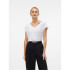 Camiseta Vero Moda fillis V-Neck Bright White Mujer