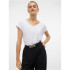 Camiseta Vero Moda fillis V-Neck Bright White Mujer
