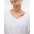 Camiseta Vero Moda fillis V-Neck Bright White Mujer