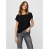 Camiseta Vero Moda becca Plains Black Mujer