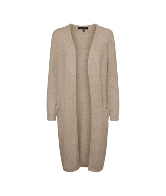 Cardigan Vero Moda doffy Long Open Cardin Sepia...