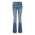 Pantalón Vero Moda flash Flared Jeans Li347 Medium Blue Denim Mujer