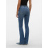 Pantalón Vero Moda flash Flared Jeans Li347 Medium Blue Denim Mujer
