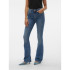 Pantalón Vero Moda flash Flared Jeans Li347 Medium Blue Denim Mujer