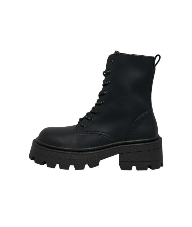 Botas Only Onlbanyu-3 Pu Monochrome Lace Black...