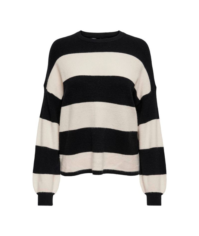 Sudadera Only atia Stripe Black Mujer