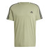 Camiseta adidas Essentials Single 3 Bandas Hombre Verde