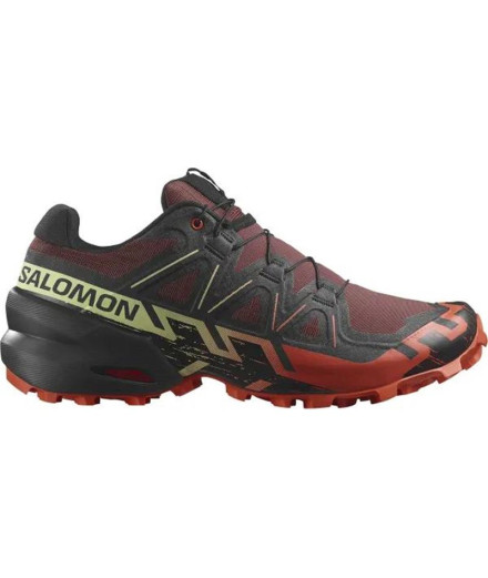 Zapatillas Salomon Speedcross 6 Rum Negro/Rojo Hombre