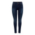 Pantalón Only Onlwauw Mid Bj581 Dark Blue Denim Mujer