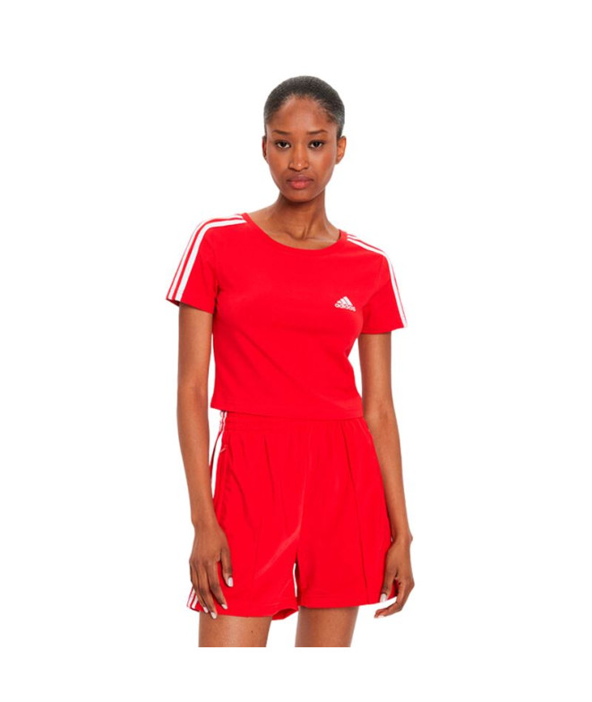 Camiseta adidas Essentials 3 Bandas Baby Mujer...