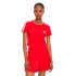 Camiseta adidas Essentials 3 Bandas Baby Mujer Rojo