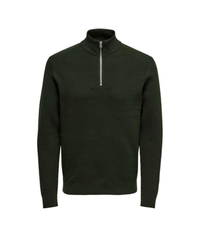 Sudadera Only & Sons phil Reg 12 Struc Half Zip...