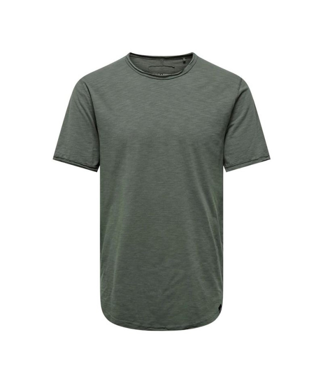 Camiseta Only & Sons benne Longy Nf 7822 Castor...