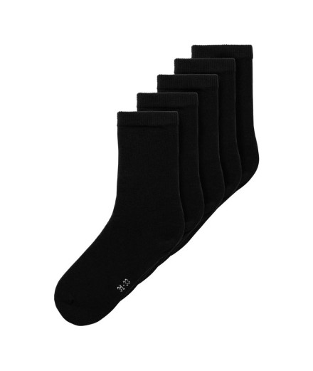 Calcetines Name it 5P Solid Black Unisex