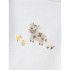 Body Name It 2PFarm Animals Pelele Bright White Bebés