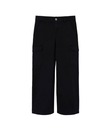 Pantalón Name it frose Wide Twill Cargo 8108-Ba Black...