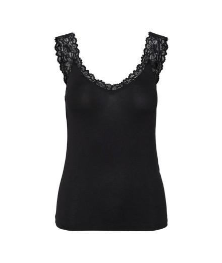 Camiseta Vero Moda rosal Black Mujer