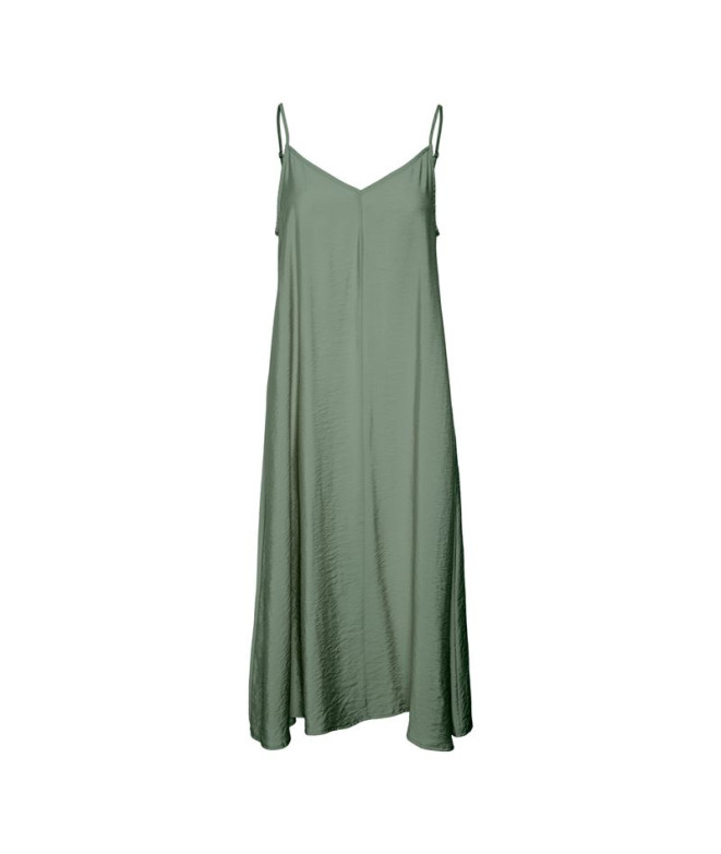 Vestido Vero Moda Vmjosie Calf Singlet Hedge...